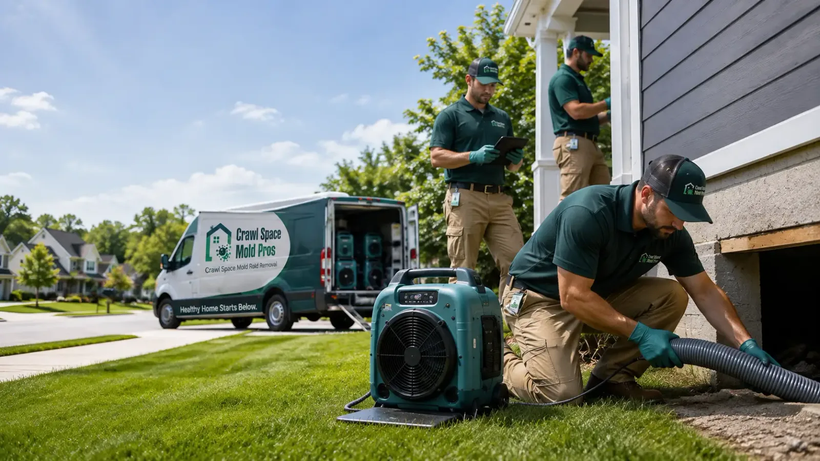 Crawl Space Mold Removal in Hamden, NY